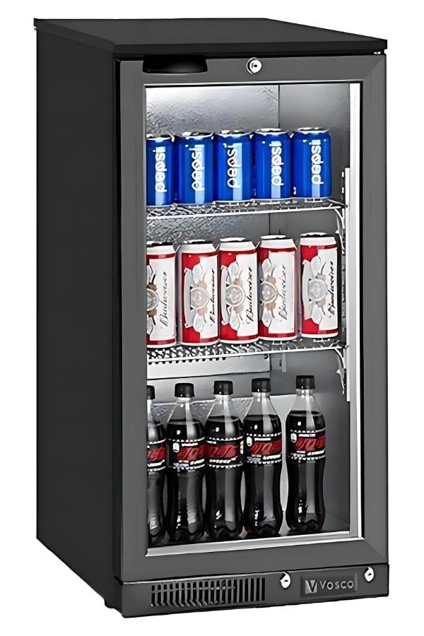 Vosco Bar Altı Şişe Soğutucusu Tek Kapak (Siyah) VBBC-150S