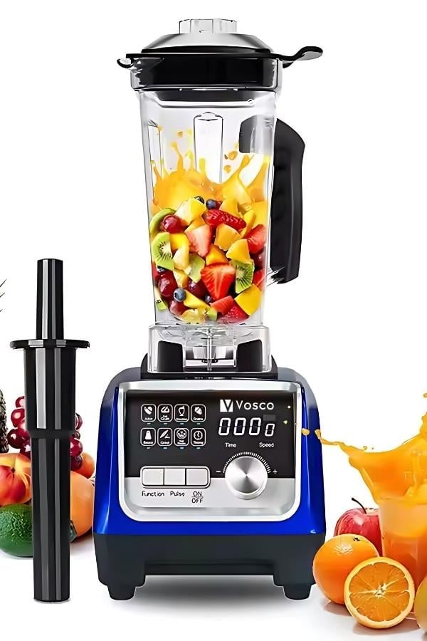 Vosco Bar Blender Pro Dijital 2 Lt Buz Kırıcılı 2200W Mavi Stok Kodu (VHS-206CM)