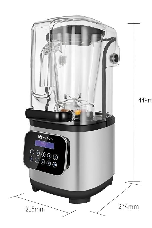Vosco Bar Blender Pro Kapaklı 2 Lt Buz Kırıcılı 2200W Stok Kodu (VHS-212C)