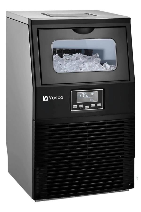 Vosco Buz Makinesi 23 Kg/Gün Küp Buz Siyah Stok Kodu (VSC-23CS)
