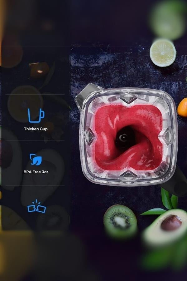 Vosco Dijital Bar Blender Pro XL 4L (8 Bıçak) Gri Stok Kodu (VHS-360CG)