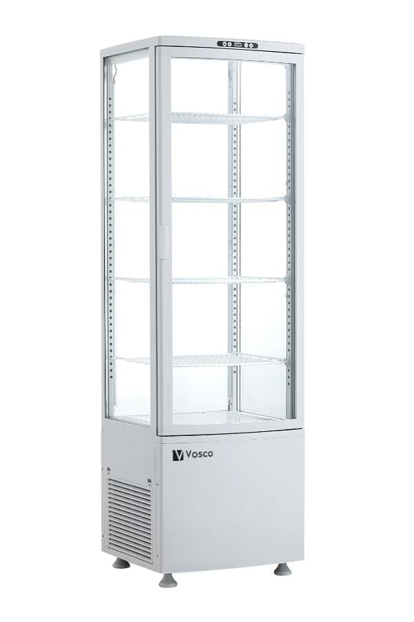 Vosco 235L Dikey Soğutmalı Teşhir Dolabı (Beyaz) Stok Kodu (VFT-235LB)