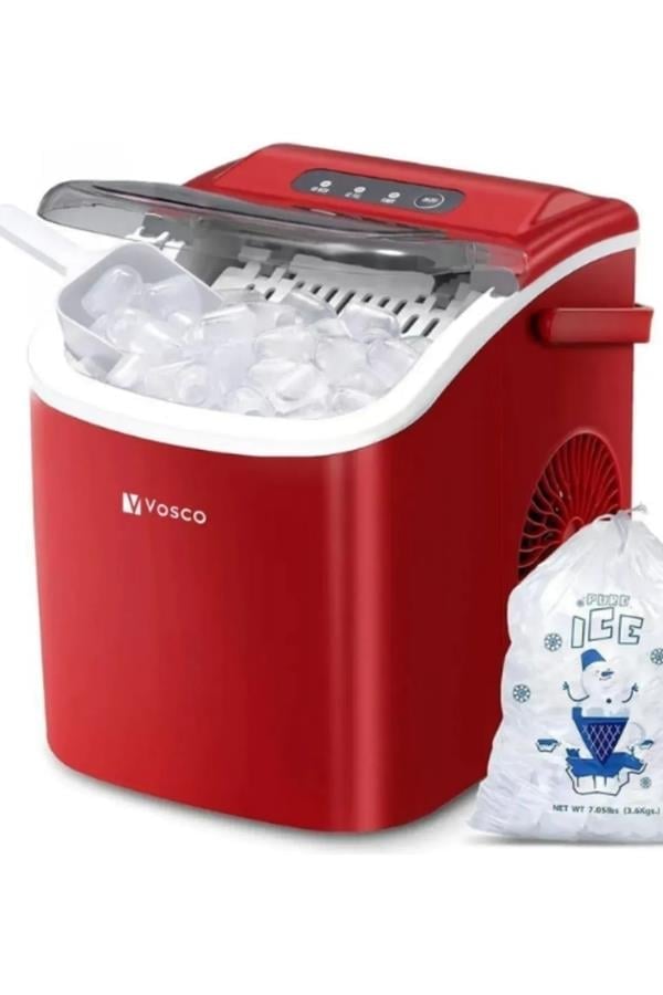 Vosco Eko Set Üstü Buz Makinesi 12 Kg Beyaz Stok Kodu (VHZB-12HB)