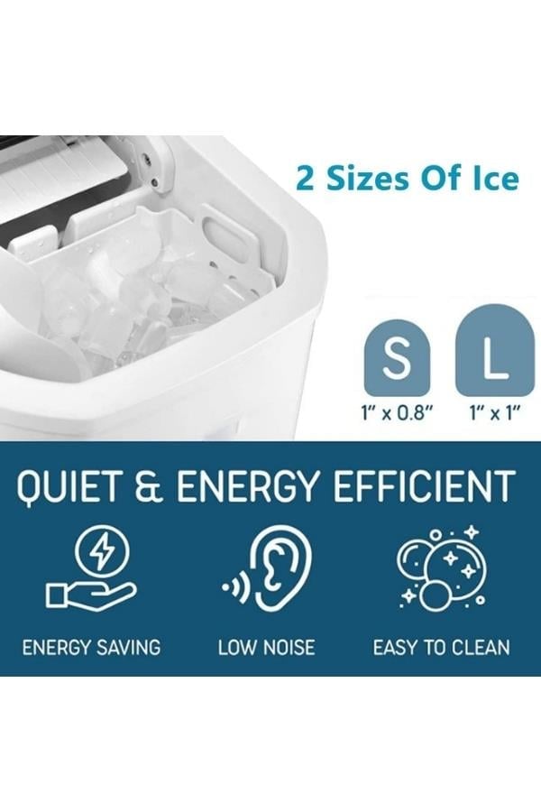 Vosco Eko Set Üstü Buz Makinesi 12 Kg Beyaz Stok Kodu (VHZB-12HB)