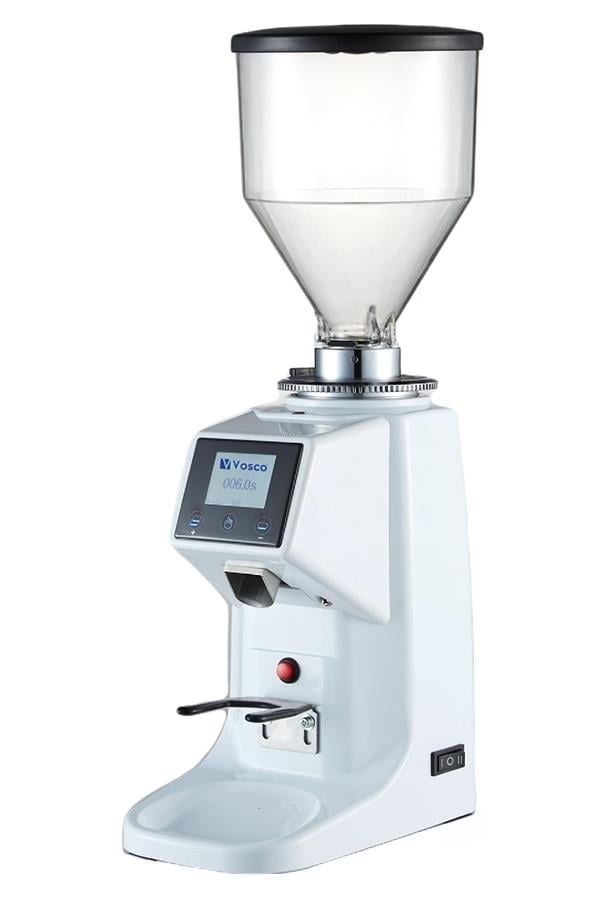 Vosco KD-P25 Dozaj Ayarlı Tam Otomatik Kahve Değirmeni Touch (Beyaz) Stok Kodu( VKD-P25B