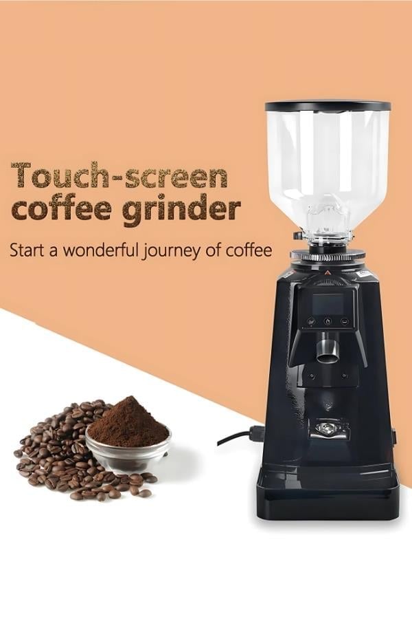 Vosco KD-P50 Dozaj Ayarlı Tam Otomatik Kahve Değirmeni Touch (Beyaz) Stok Kodu (VKD-P50B)