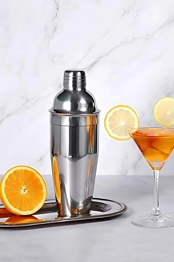 Vosco Kokteyl Shaker 750ml Paslanmaz Çelik Stok Kodu (VSC-1)