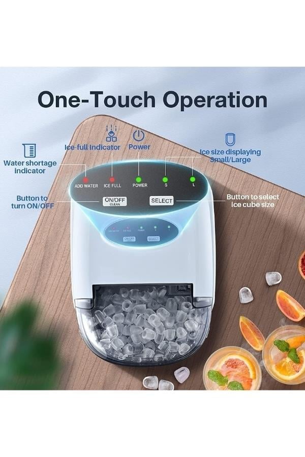 Vosco Set Üstü Buz Makinesi 12 Kg Gri Stok Kodu (VHZB-12CG)