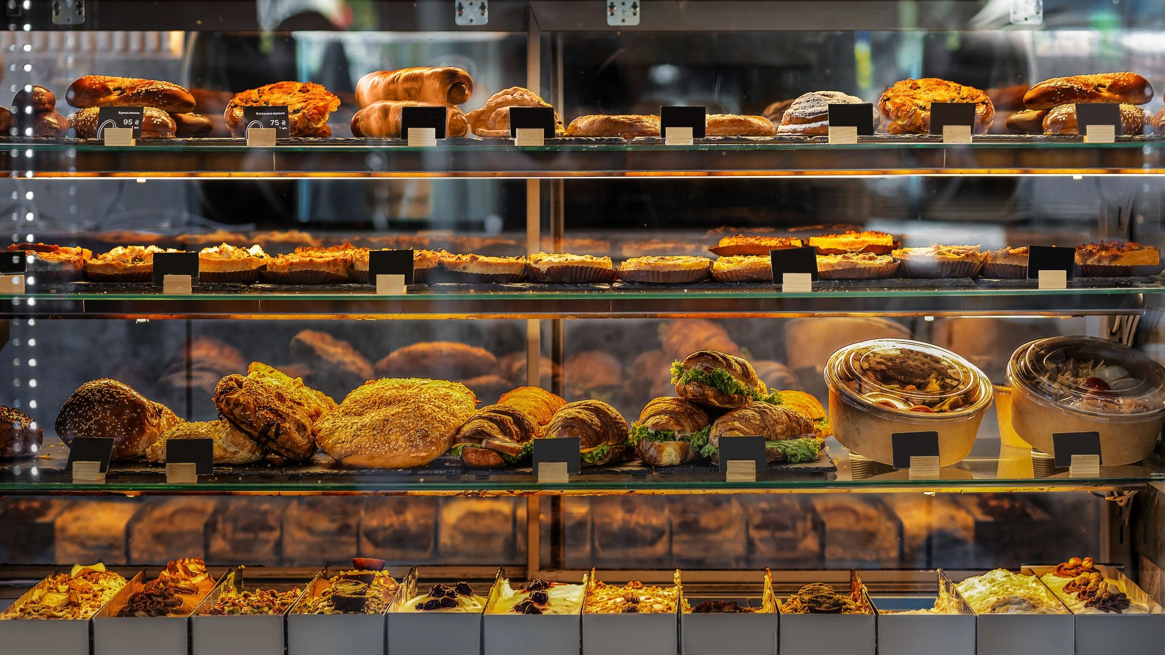 Bakery equipment and premium pastry display