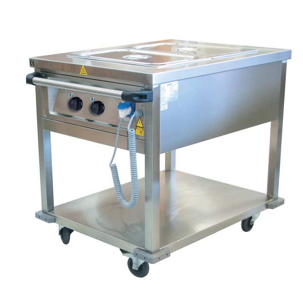 BAIN MARIE TABAN RAFLI HAREKETLİ ELEKTRİKLİ 90*70