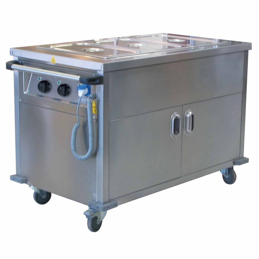 BAIN MARIE DOLAPLI HAREKETLİ ELEKTRİKLİ 120*70