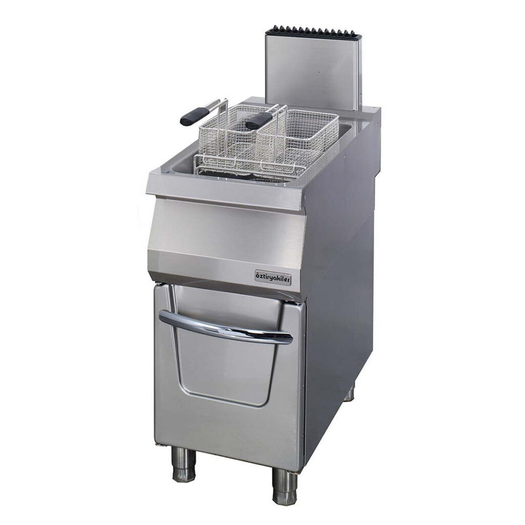 900 Seri Fritoz Dolaplı Gazlı 40×90×85