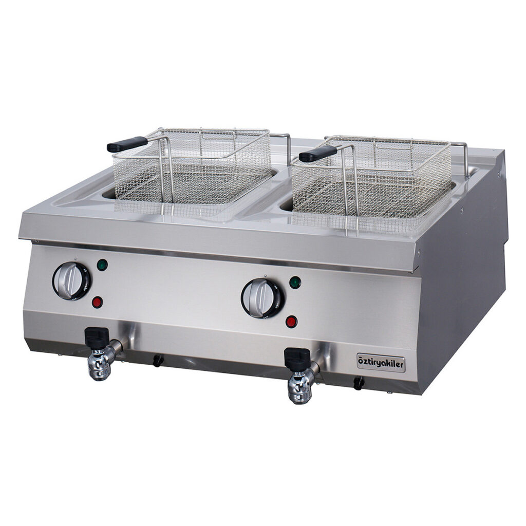 700 Seri Set Üstü Fritöz Elektrikli 80×70×30