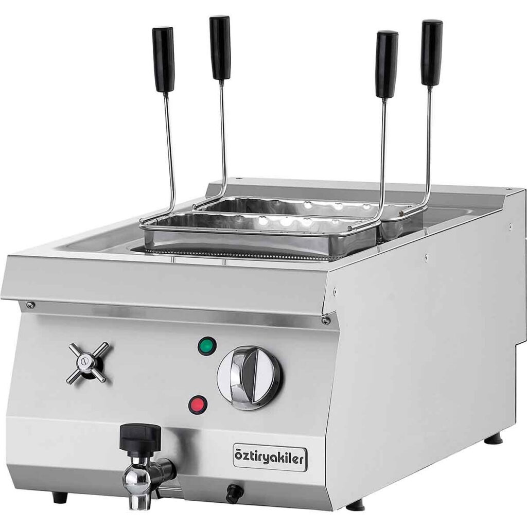 700 Seri Set Üstü Makarna Fritözü Elektrikli 40×70×30