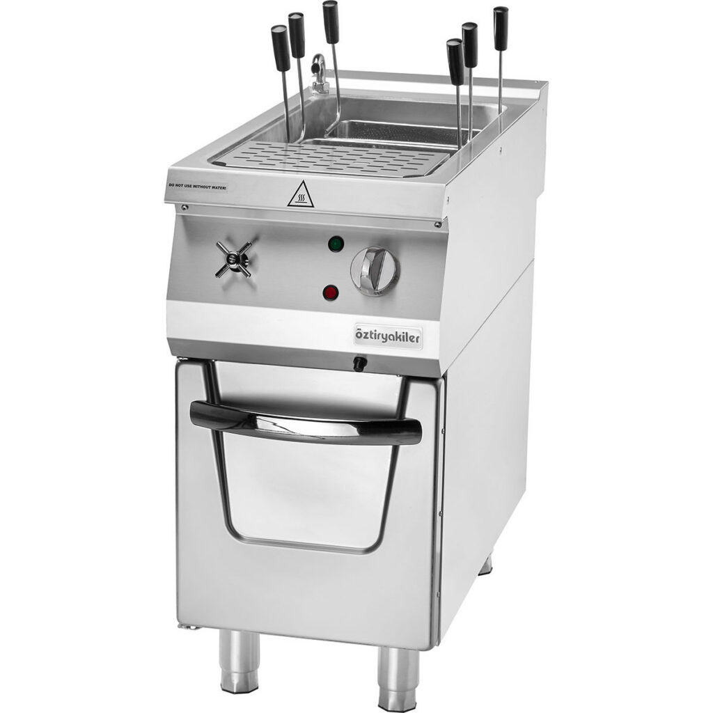 900 Seri Makarna Fritözü Dolaplı Elektrikli 40×90×85
