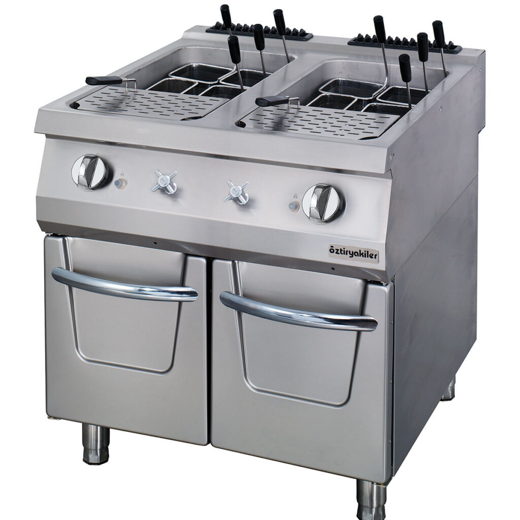 900 Seri Makarna Fritozu Dolaplı Gazlı 80×90×85