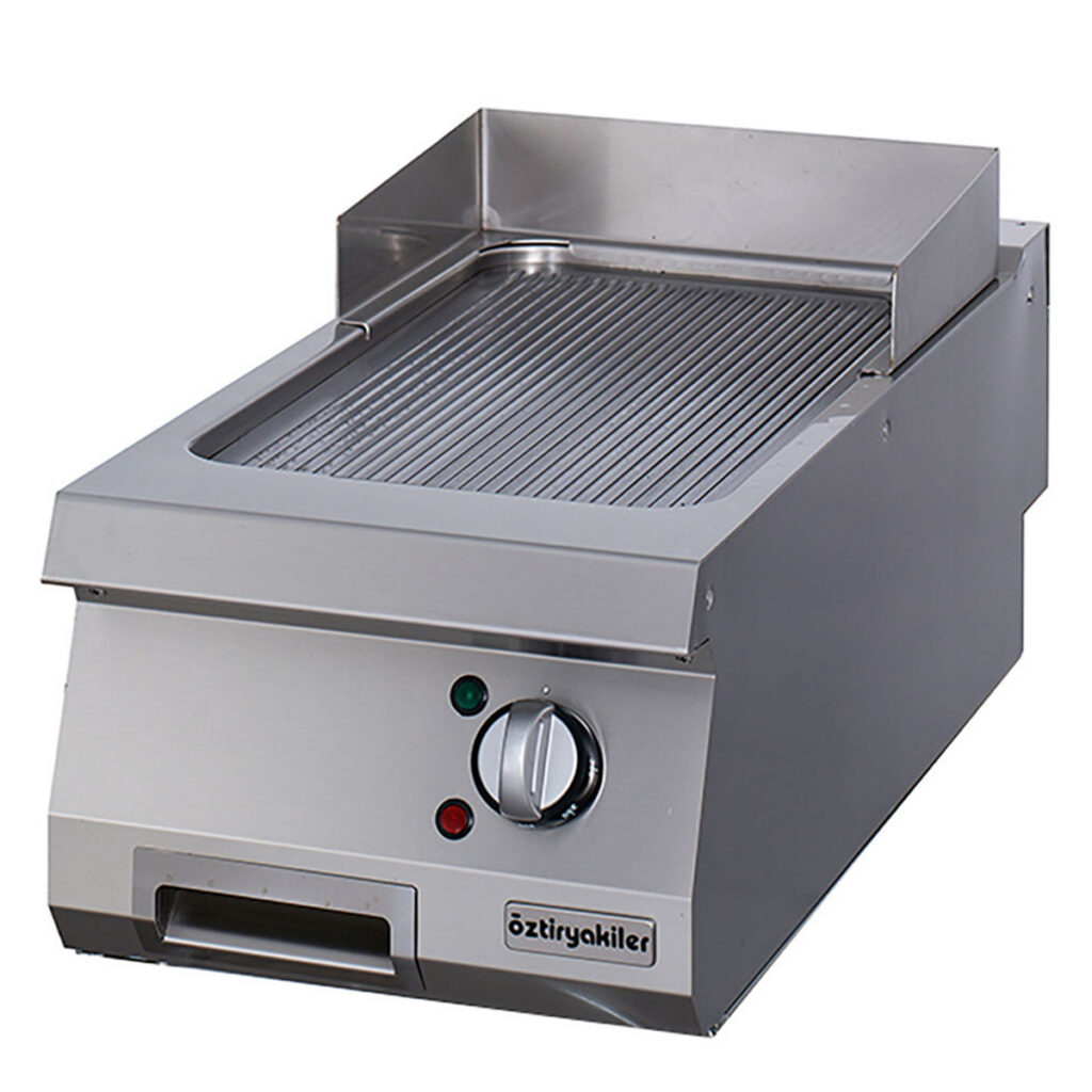 700 Seri Set Üstü Grill Plate Oluklu Elektrikli 40×70×30