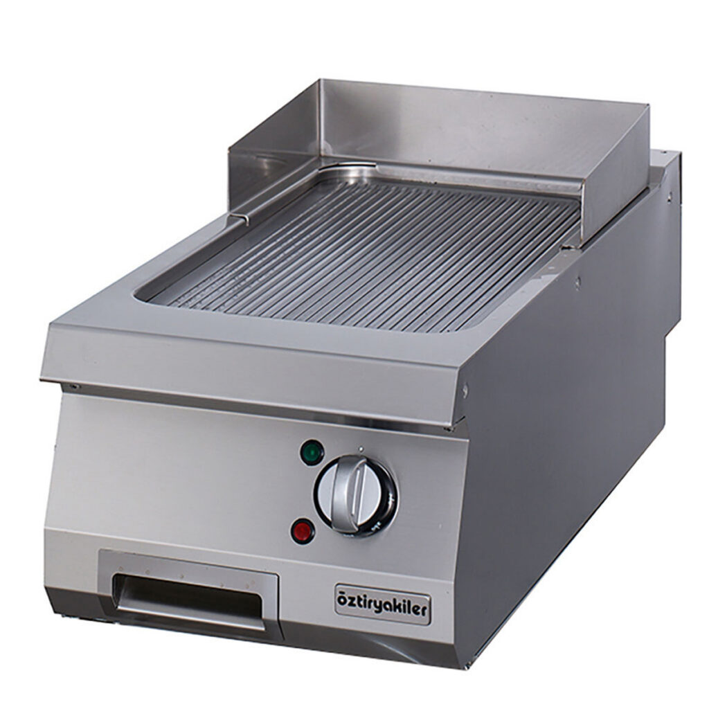 900 Seri Set Ustu Grill Plate Oluklu Elektrikli 40×90×30
