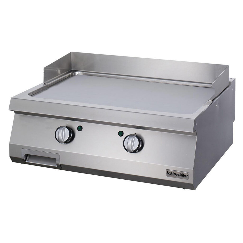 700 Seri Set Üstü Grill Plate Düz Elektrikli 80×70×30