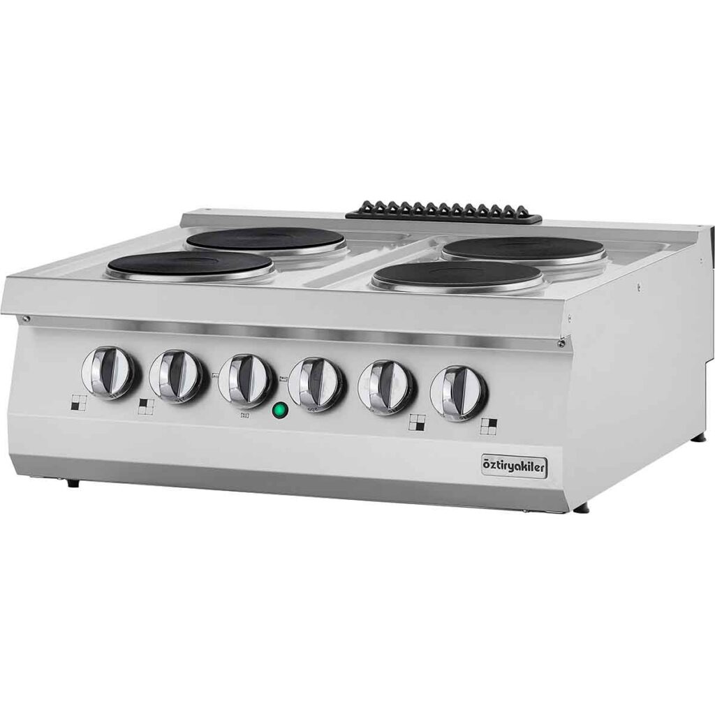 700 Seri Set Üstü Dörtlü Ocak Elektrikli 80×70×30