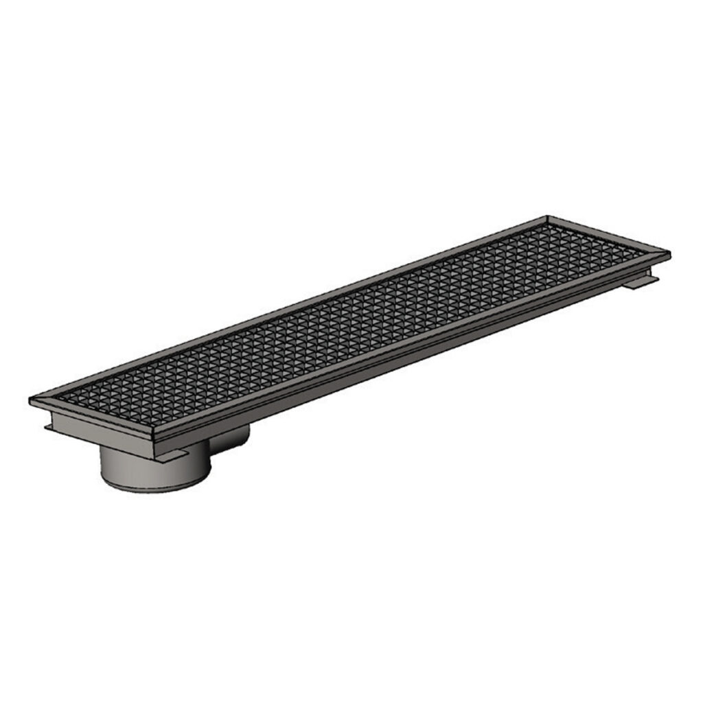 YER IZGARASI TAVALI KENARDAN SIFONLU -ARKADAN CIKISLI Q50 PVC 490*290
