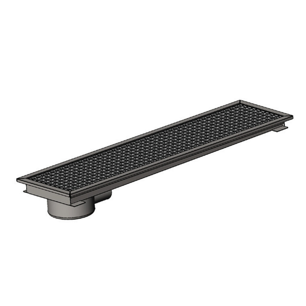 YER IZGARASI TAVALI KENARDAN SIFONLU -ARKADAN CIKISLI Q70 PVC 490*290