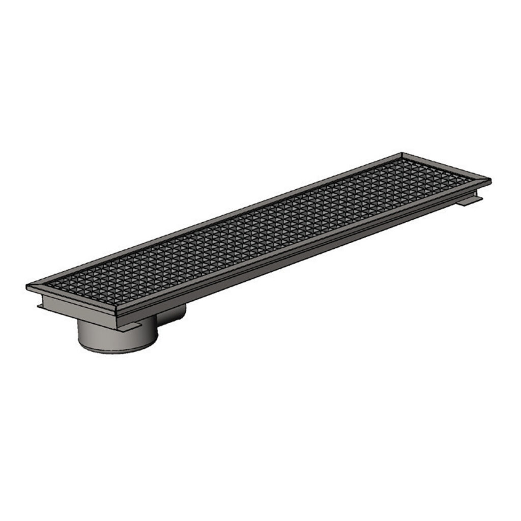 YER IZGARASI TAVALI KENARDAN SIFONLU –ALTTAN CIKISLI Q70 PVC 940*290