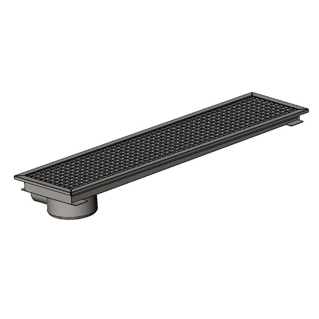 YER IZGARASI TAVALI KENARDAN SIFONLU -SOLDAN CIKISLI Q50 PVC 1620*290