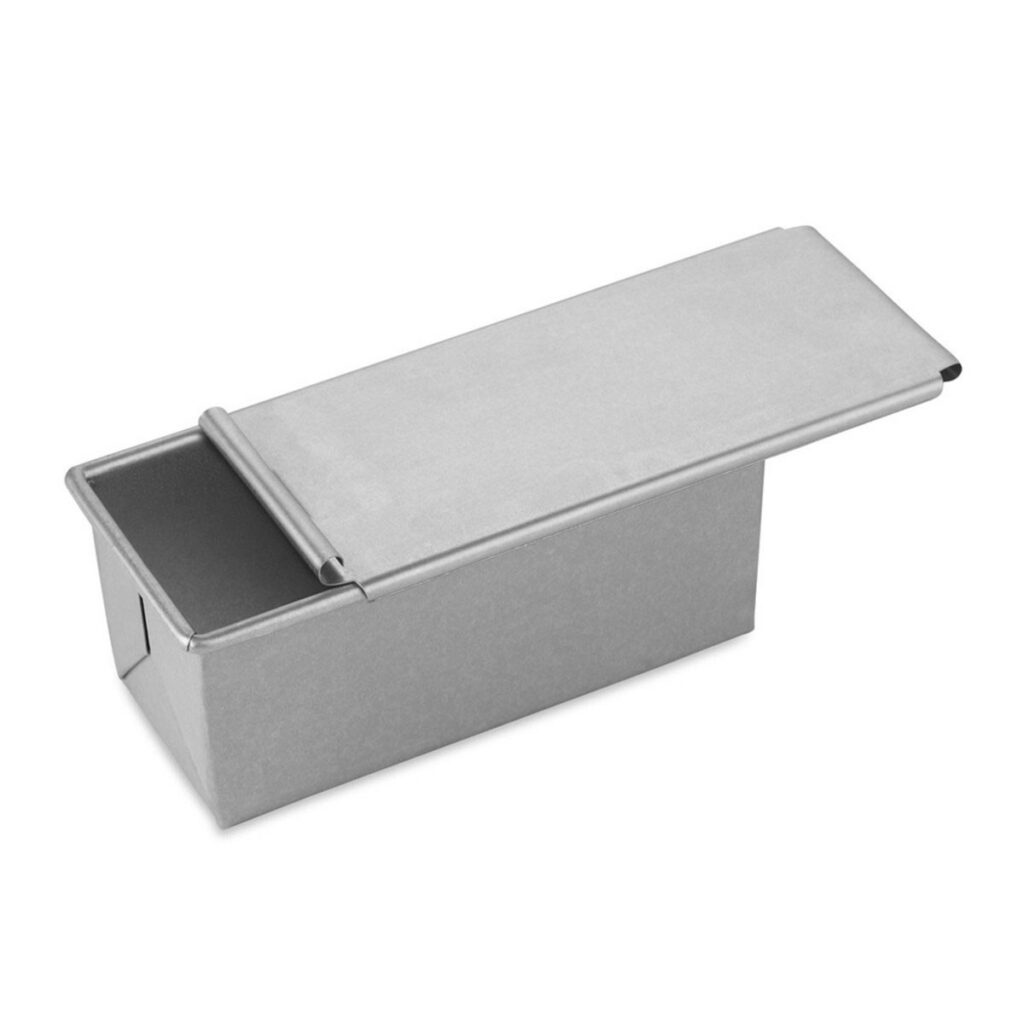 TOST EKMEK KALIBI TEKLI KAPAKLI 10X10X30 PASLANMAZ