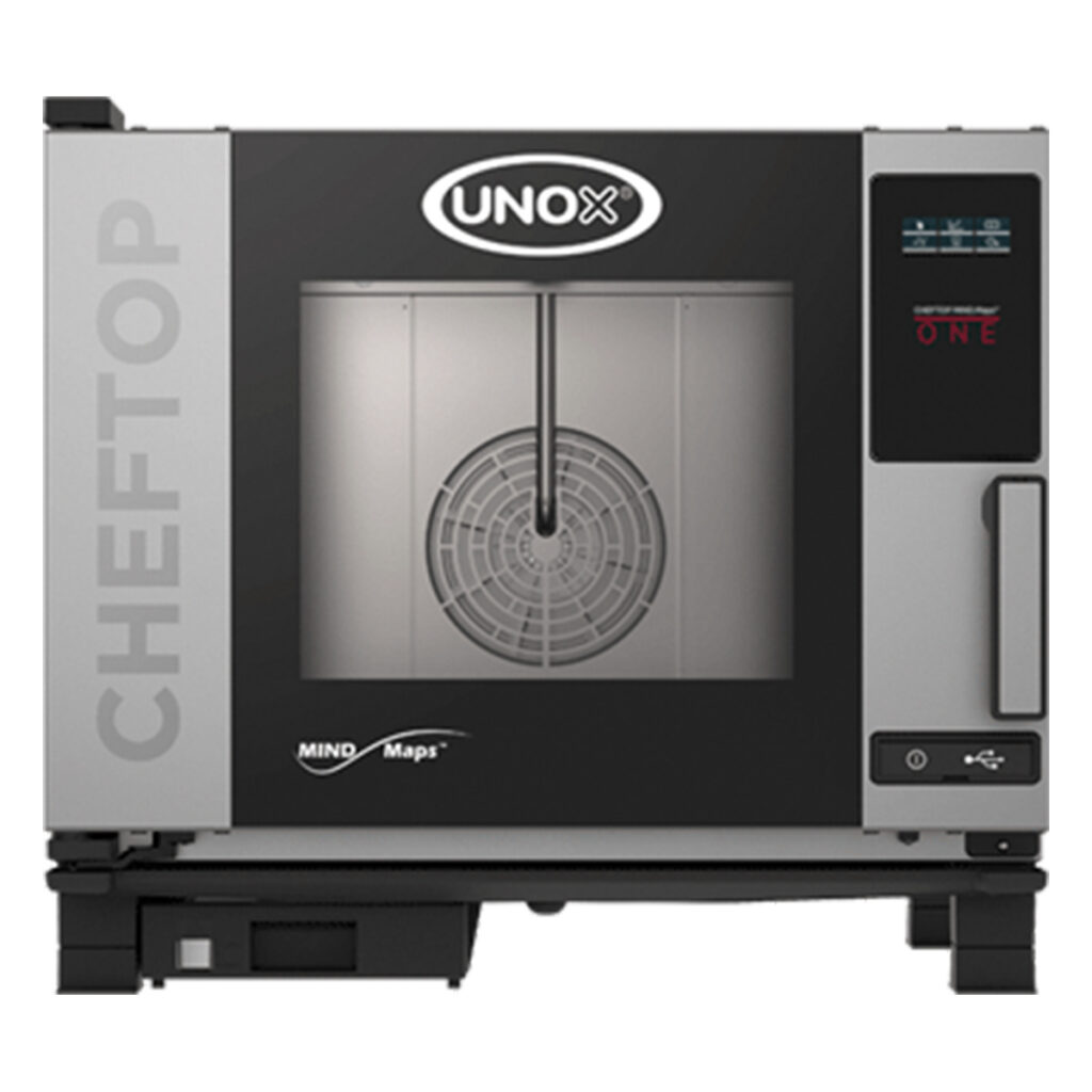 Unox Chef Top 5 GN 1/1 Kombı Fırın Gazlı Plus Model + Kurulum Kıtı Gırılmelı