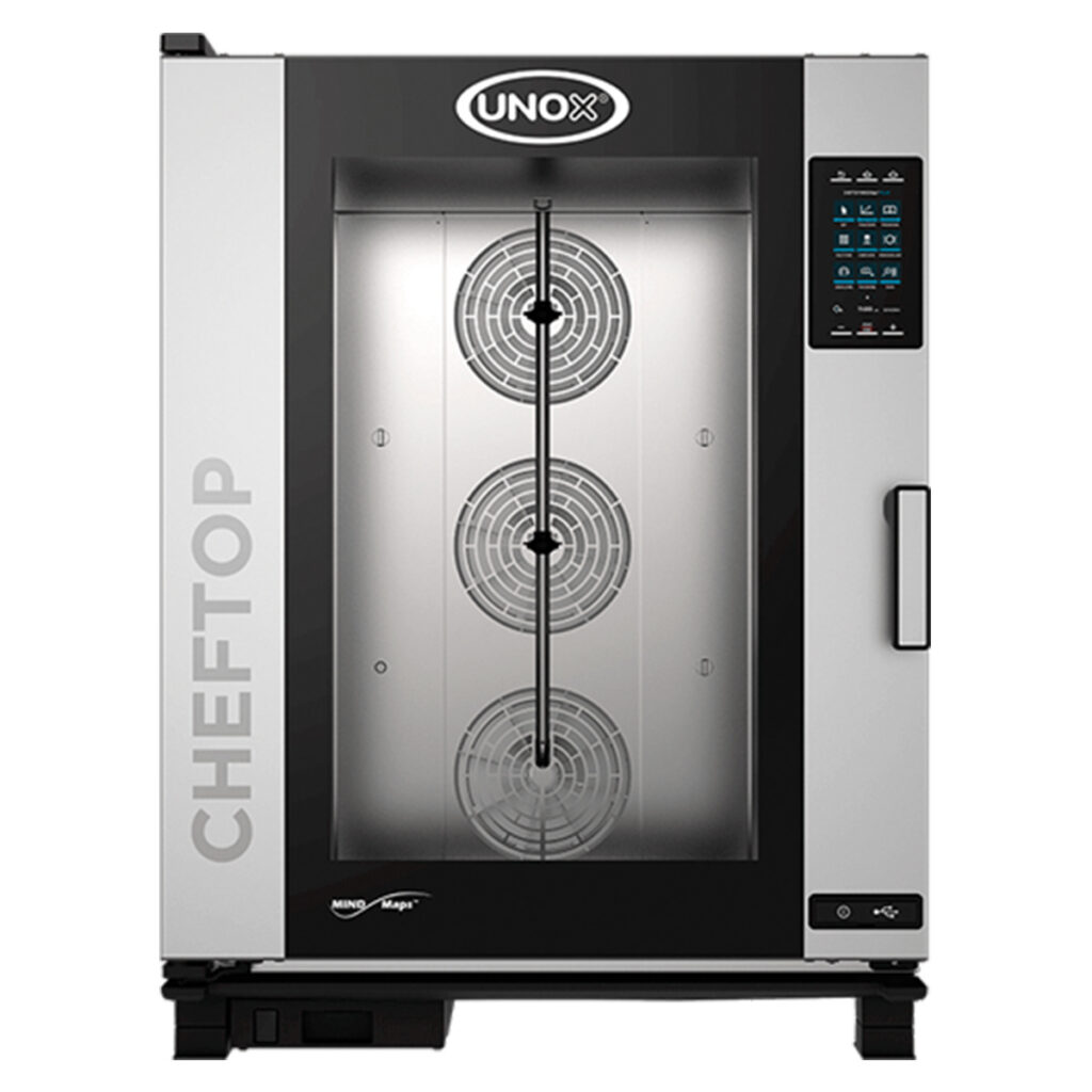 Unox Chef Top 10 GN 2/1 Kombı Fırın Gazlı Plus Model + Kurulum Kıtı Gırılmelı
