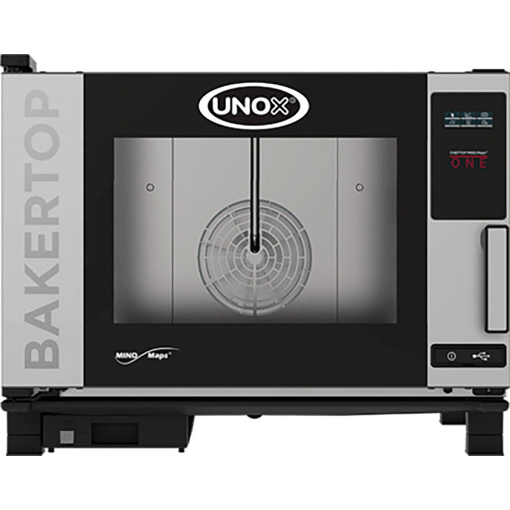 Unox Bakertop 4 Tepsı 600×400 Kombı Fırın Elektrıklı Plus Model + Kurulum Kıtı Gırılmelı