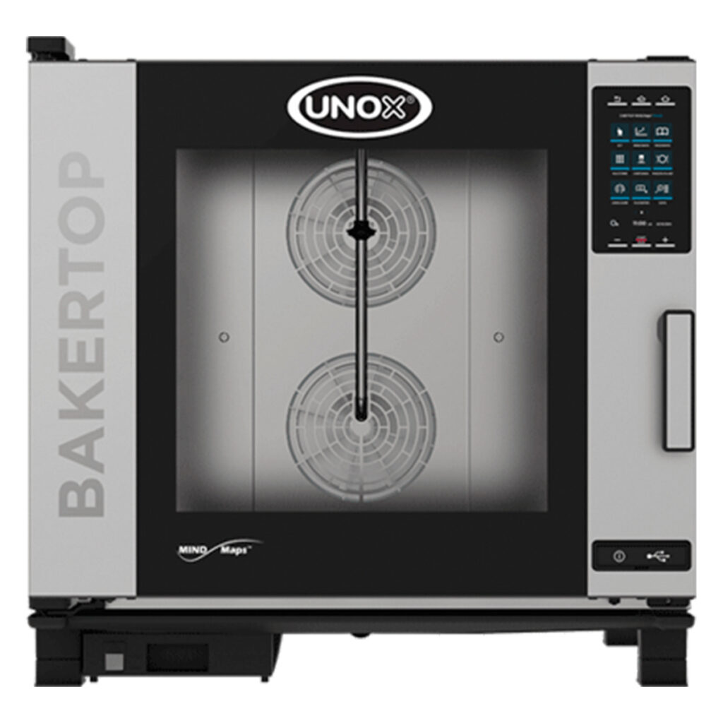 Unox Bakertop 6 Tepsı 600×400 Kombı Fırın Gazlı Plus Model + Kurulum Kıtı Gırılmelı