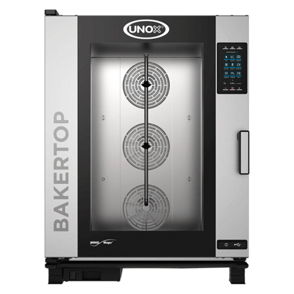 Unox Bakertop 10 Tepsı 600×400 Kombı Fırın Elektrıklı One Model + Kurulum Kıtı Gırılmelı