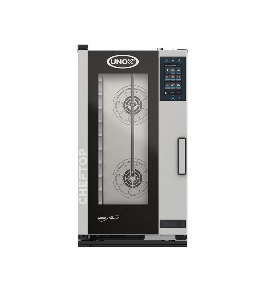 UNOX CHEF TOP 10 GN 1/1 FIRIN DIK MODEL ELEKTRIKLI PLUS MODEL + KURULUM KITI GIRILMELI